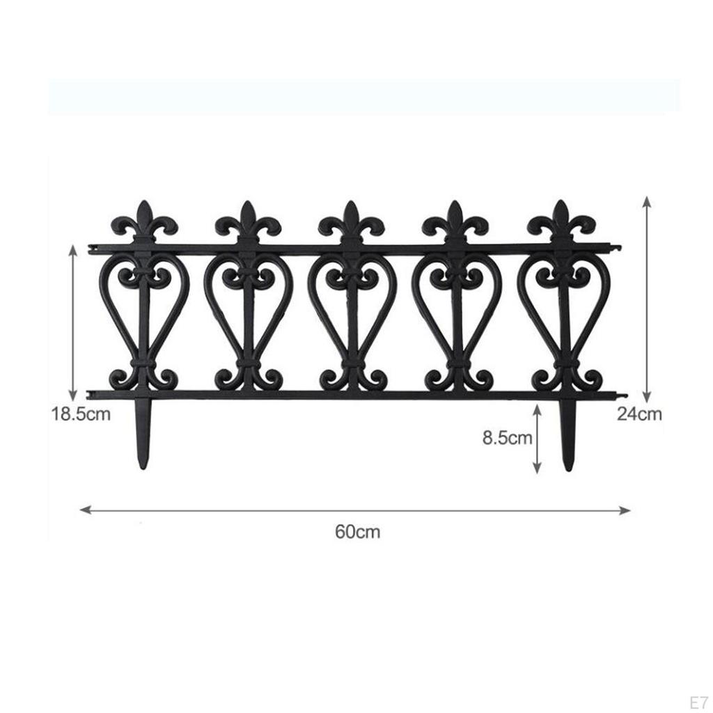 Animal Barrier Fence Garden Edging Border, Detachable Flexible, Fencing Landscape