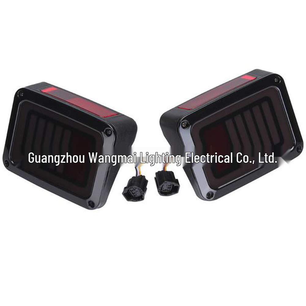 LED Tail Light for 2007-2017 Jeep Wrangler: Brake, Reverse, Rear Fog, and DRL.