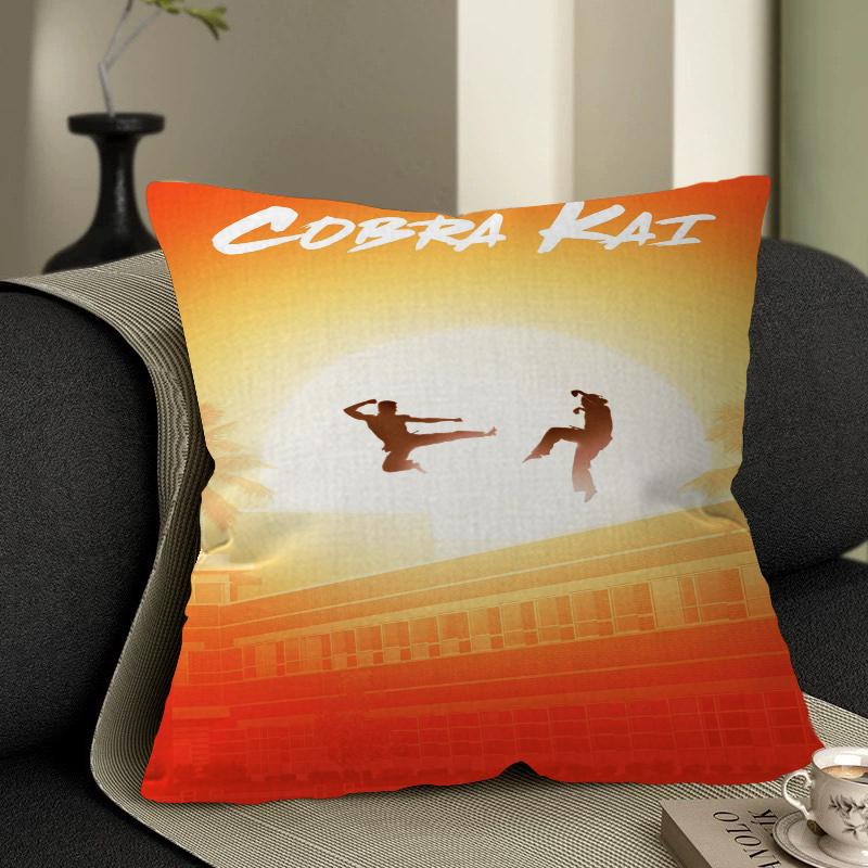 Action Tv C-Cobra K-Kai Cushion Cover Car Throw Pillow Case For Sofa Car Christmas Gift 40X40Cm 45X45Cm