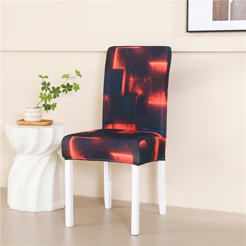 New Colors Chair Covers Floral Modern Slipcover for Dinning Room Wedding Stretch Elastic Furniture Protector