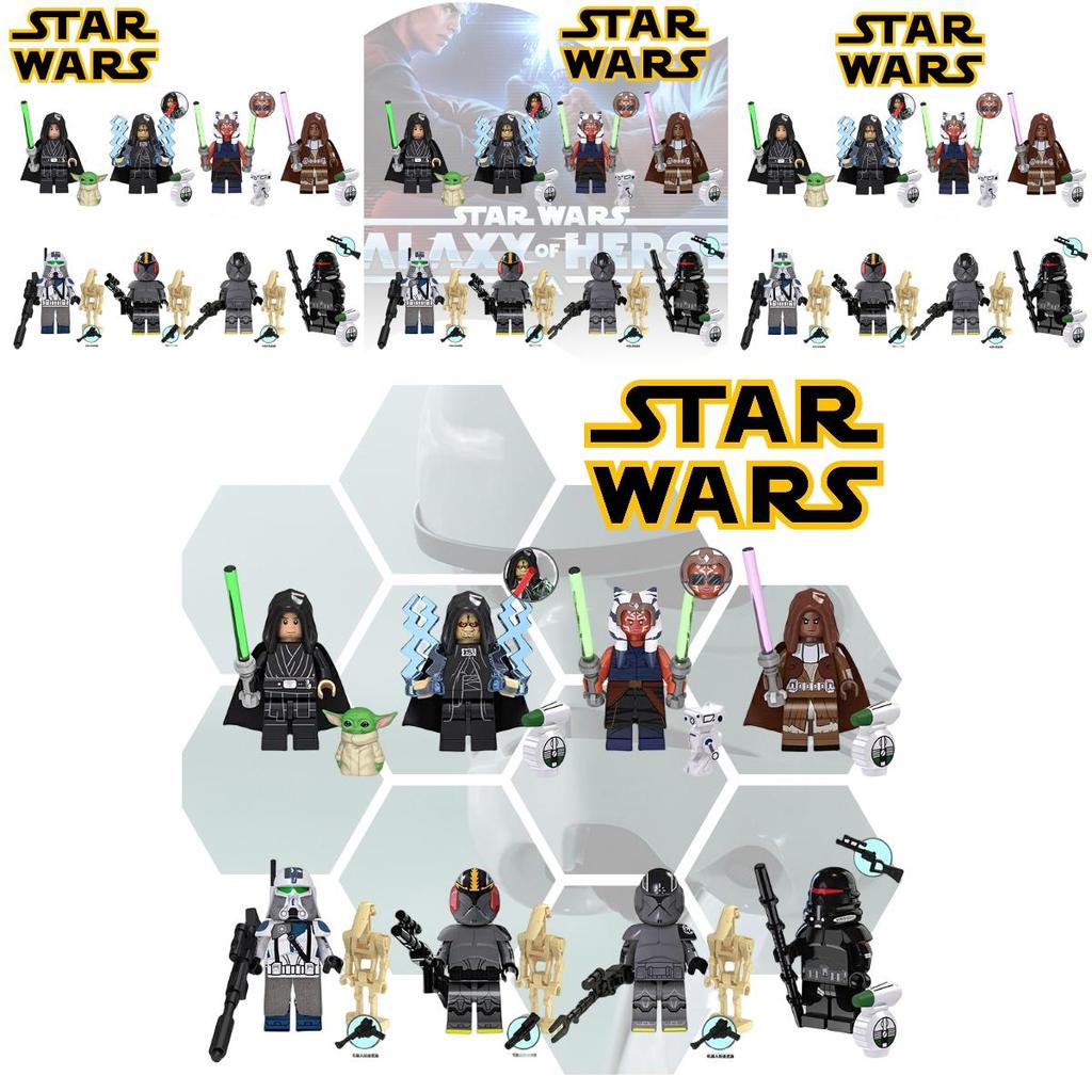 Children's Toy Tv6105 Star Wars Luke Skywalker Palpatine Legion Command Assembling Building Blocks Figure Mask