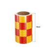 Grid Reflective Tape 10cm*5m Waterproof Self Adhesive High Visibility Caution Warning Safety Strips Reflector Stickers For Truck