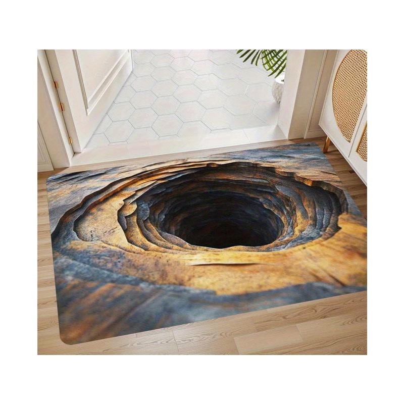 American Style Entryway Doormat: Dirt & Wear Resistant, Easy-to-Clean Crystal Velvet Foot Pad