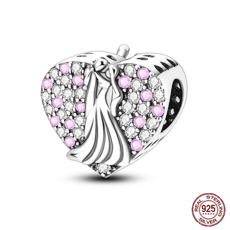 Copper Heart Shaped Warm Family Charm Bead Charms Bead Charms Ideal For 3mm Authentic Bracelets Diy Making Jewellery Mothers Day Gifts