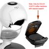 Stainless Steel Fillable Coffee Capsules Reusable Coffee Capsule Cup Filter Set Compatible with DOLCE GUSTO EDG Lumio