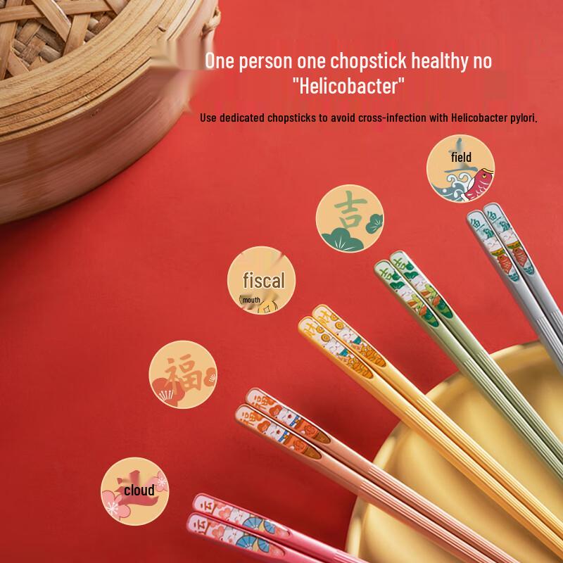 Kangbach Household Alloy Chopsticks