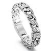 16MM Vantage Stainless Steel Heavy Men's Bracelet Punk Cast Double Row Chain Bracelet Male Hand Jewelry Armband Boyfriend Gift