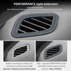 Für BMW X1 E84 2010-2014 Hergestellt aus Alcantara Auto Innenraum Armaturenbrett Seitenlüftungsauslass Zierrahmen Aufkleber Tuning Zubehör