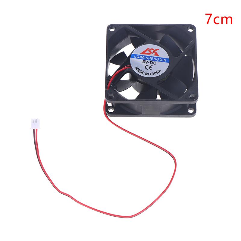 5V/12V/24V Cooling Turbo Fan Brushless 3D Printer Parts 2Pin For Extruder Dc Cooler Blower Part Black Plastic Fans