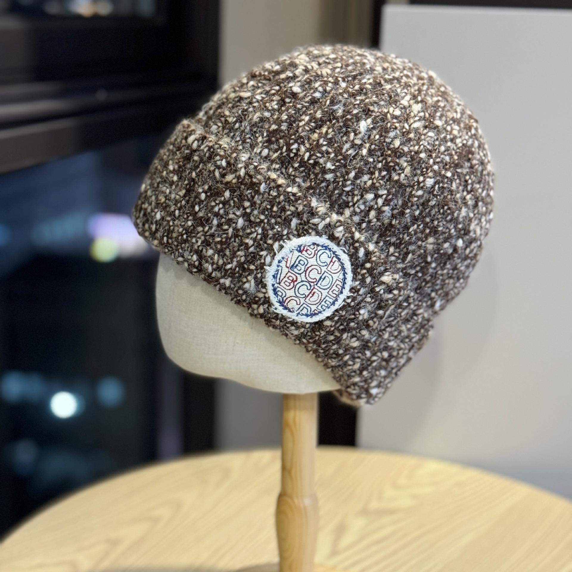 

Корейский стиль Нишевая Простая Вязаная Теплая Шапка-бини с надписью Окружность головы Маленькая Шерстяная Шапка Мужская Вязаная Холодная Шапка Женская Мода one size