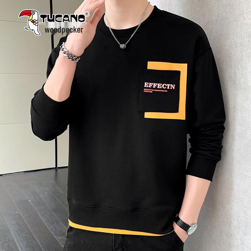 

Woodpecker Men s Heavyweight Long-Sleeve Crewneck Tee XL