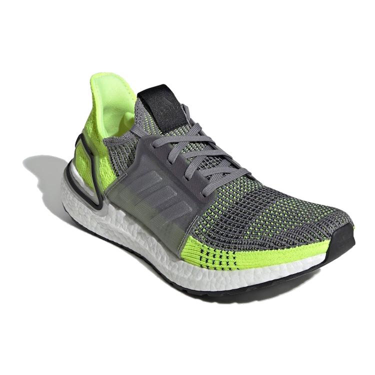 New Adidas Ultra Boost 19 Grey Yellow EF1343