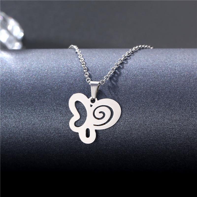 [Neue Titanstahl Kurze Choker Halskette Hip Hop Street Anhänger Kette Für Trendige Mädchen Ausgeh Accessoires]