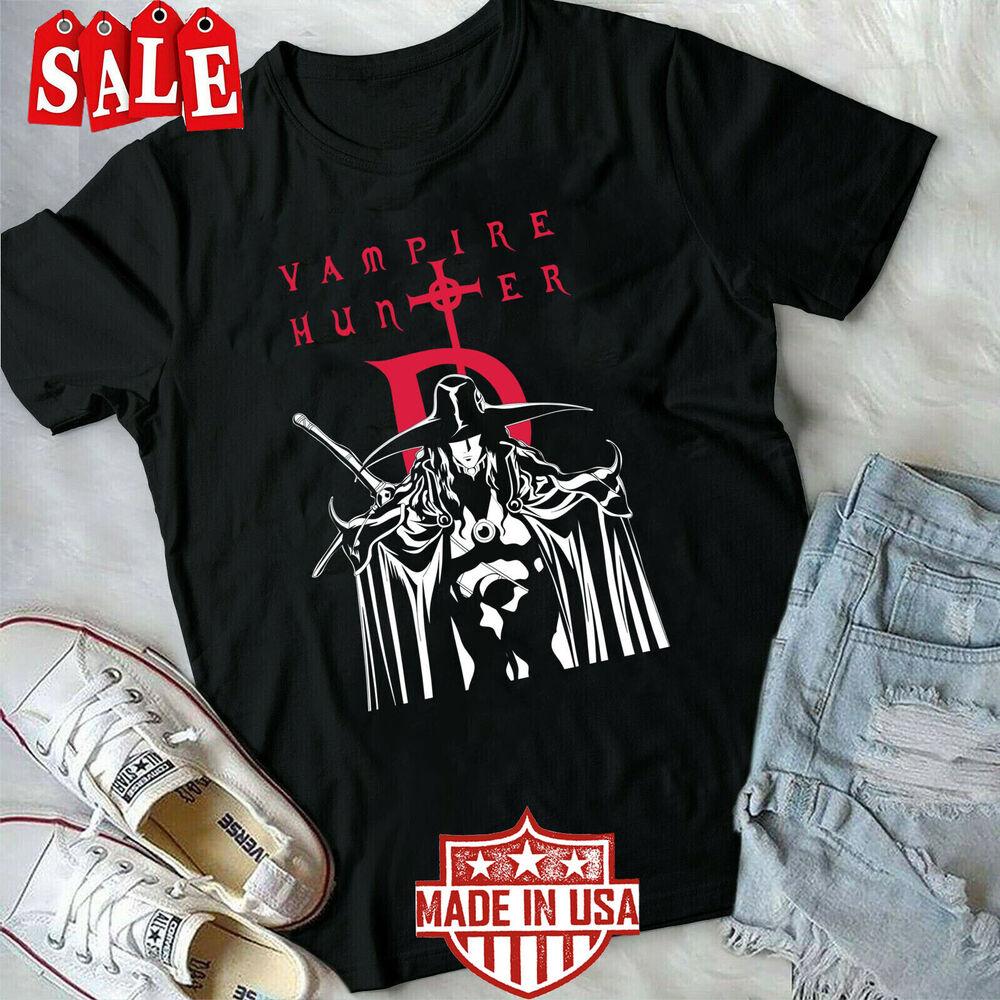 Vampire Hunter D New T-shirt, Hideyuki Kikuchi,Japane wbr/ se,Best Horror Anime AA9097 Unisex T-Shirt XL