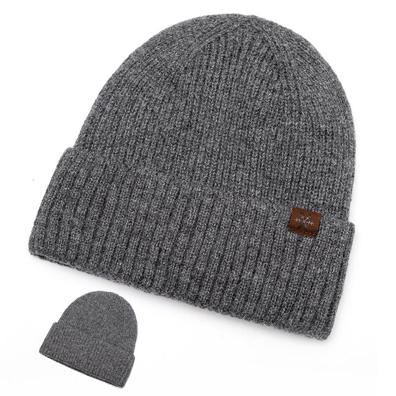 Knitted Wool Cap Men's Autumn Winter Cap