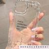 Black English Apple 16promax Mobile Phone Case 15plus Airbag 14 Transparent 13 Cartoon 12 Europe, America 11 Explosion 17
