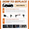 Trunk Struts for Lexus RX 3rd AL10 RX270 RX350 RX450H GGL15 SUV 2008-2015 Rear Tailgate Boot Gas Springs Lift Supports