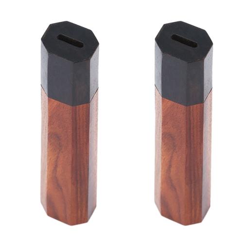 2X Japanese Chef Knife Handles, Octagonal Handles for DIY Knife-Friendly Wood Knife Making, Detailing Accessories
