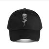 Minimalist Line Art Rose Vinyl Decal Baseball Cap Fashion Unisex Sunhat Womens Outdoor Sports Snapback Cap