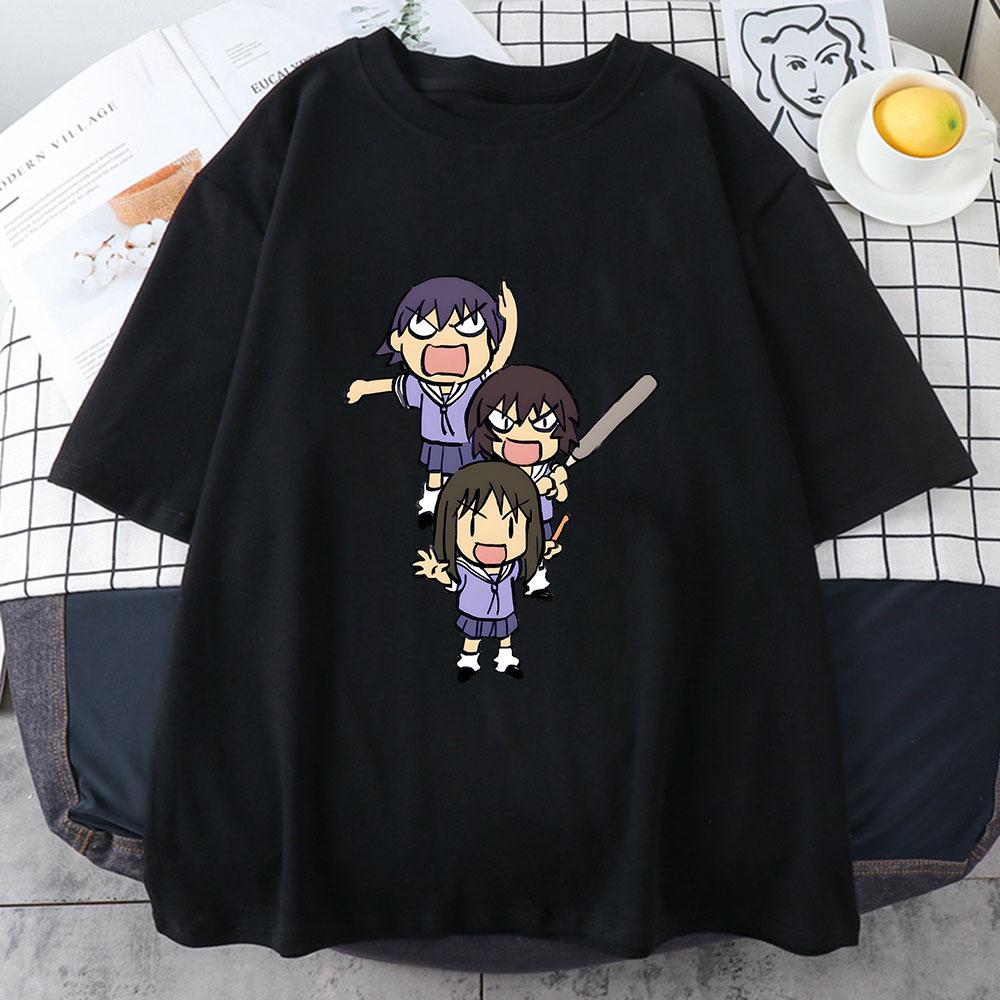 

AzuUnisexga Daioh Chiyo Mihama Tshirts Women UnisexgaComic Prevalent Tshirts 100 Cotton Tees Sense of Design Comfortable Streetwear 4XL