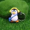 Porte-clés pingouin pendentif de sac porte-clés poupée pingouin porte-clés pingouin mignon porte-clés pingouin d'hiver