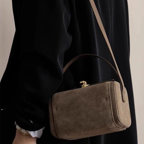 Acai Berry Purple High-End Women's Crossbody Boston Bag with Customizable Design