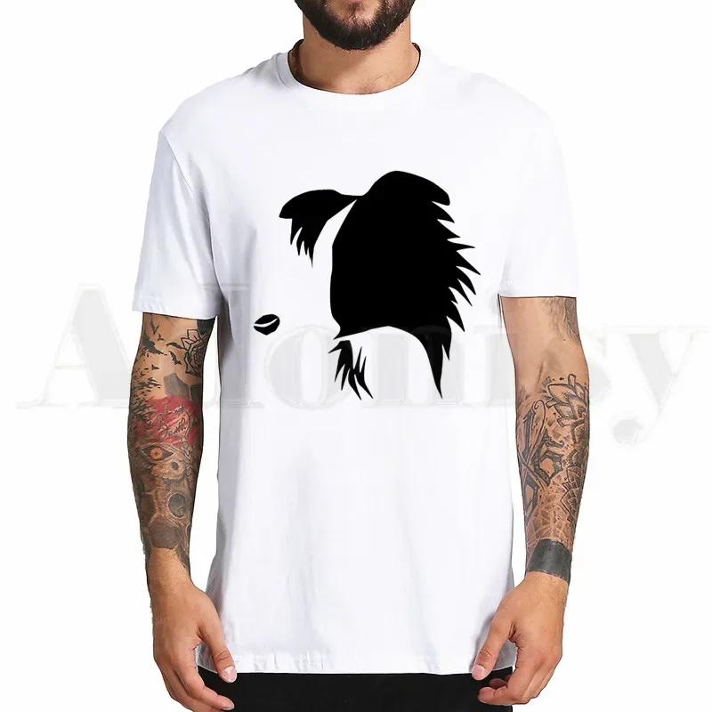 Border Collie Print Tshirt Hip Hop Girl Print Top Tees Harajuku Dog Cartoon Funny Kawaii Art Tshirts Men Fashion Summer Tshirts
