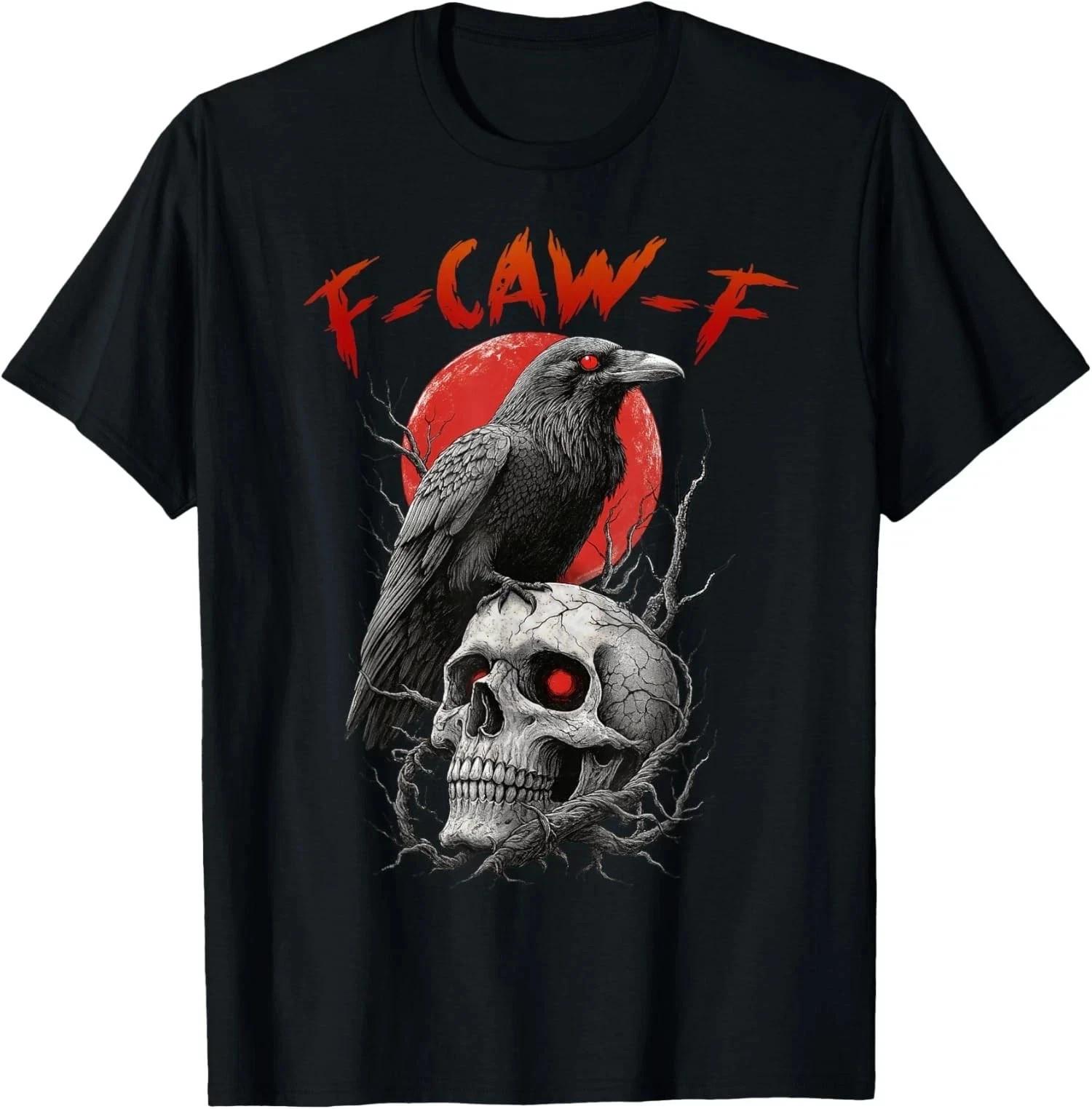 F-Caw-F Black Crow Funny Bird Halloween T-Shirt Unisex T-Shirt S