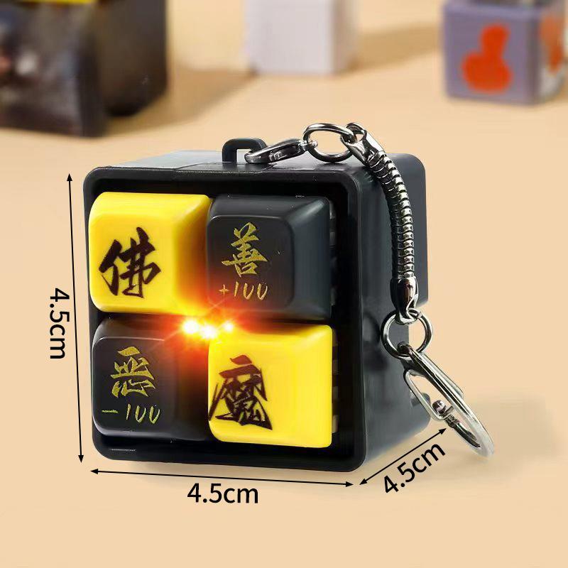 Funny Keychain Viral Sound Fidget Keychain Stress Relief Press Button Keychain Keyboard Keyring Make Sound Keychains