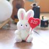 Keychain Rabbit Plush Bunny Pp Cotton Fill Valentines Day Gift Bag Decoration