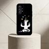 Q V-version Unicorn Phone Case For Samsung S25,24,21,22,23,30,Ultra,20,Plus,Fe,Lite,Note Soft Black Cover