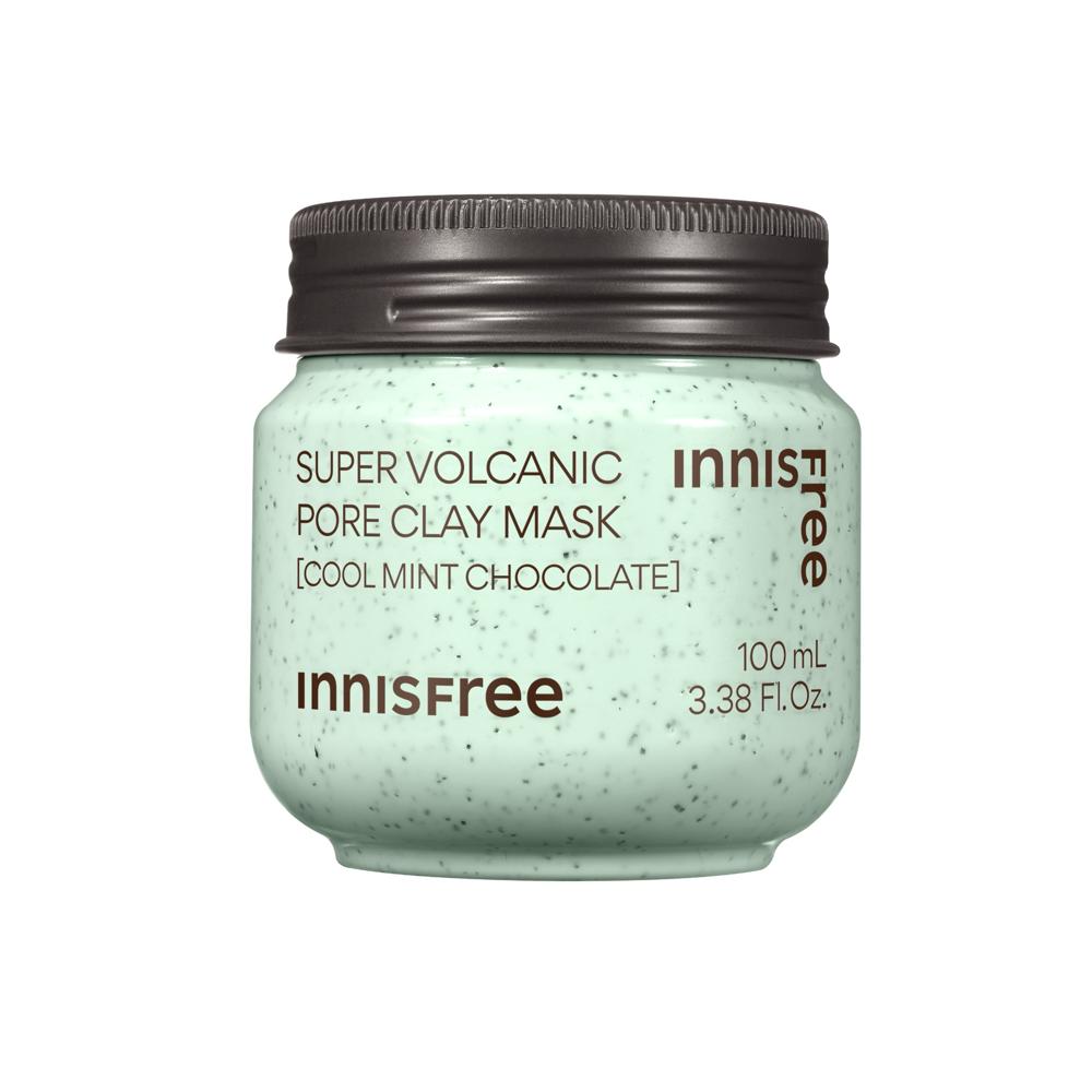 Innisfree Super Volcanic Pore Clay Mask Cool Mint Chocolate 100ml AUTHENTIC STORE
