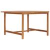 Day and Night - Day and Night Solid Teak Wood Garden Table 150x150x75 Cm