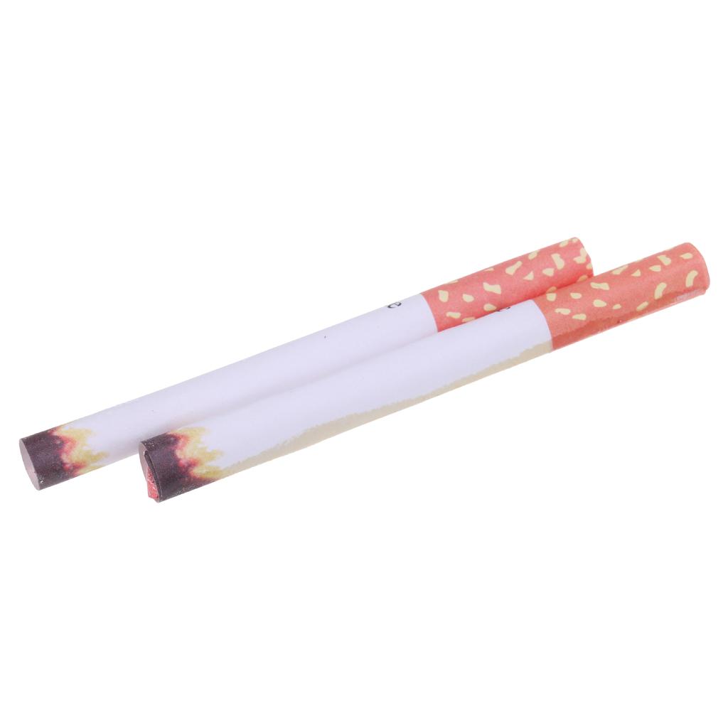 Rubber Fake Cigarettes Multi Color Magical Prop Funny Party Prank Toy Cigarette Prop for Theatrical Events