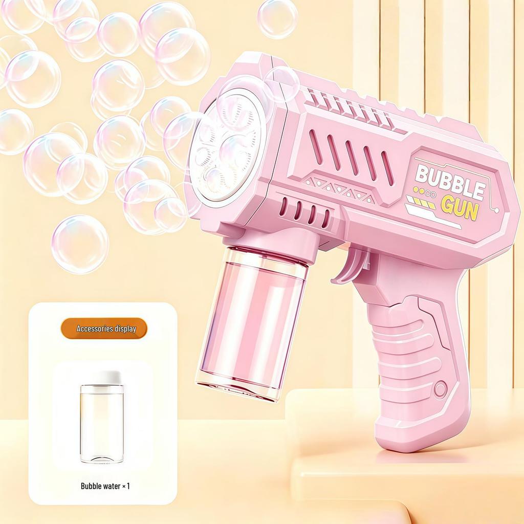 Popular Kid's 32-Hole Electric Bubble Gun - Automatic Handheld Toy for Bubbles