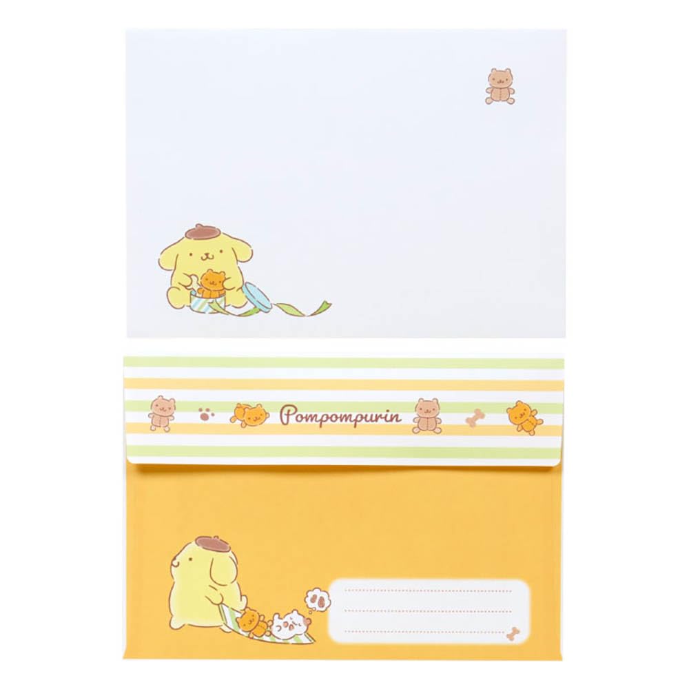 Sanrio Character Shape Letter Set Pompompurin Approximately width 16 x depth x height 22cm 493881 Package 0.8