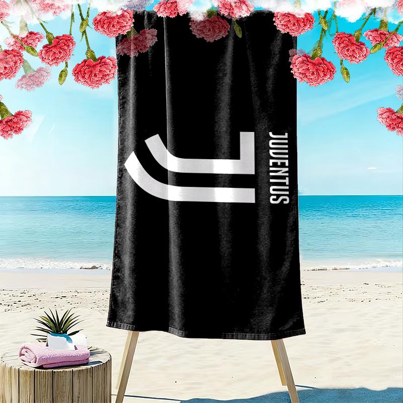 Juventus JJ Print Beach Towel, Large Soft Quick Dry Towel for Beach Camping Swimming