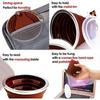 Collapsible Silicone Cup, Reusable Portable Silicone Cup Set with Airtight Lid, BPA Free Collapsible Travel Mug for Picnic, Camping, Hiking, Traveling