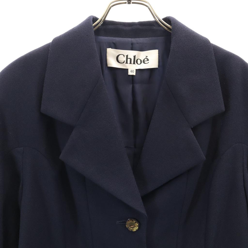 Chloe tailored jacket 40 Navy Women Used