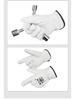 Heat-Resistant Sheepskin Welding Gloves - Fleece Lined, Fireproof, Wear-Resistant, Insulating