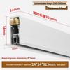Automatic Lifting Soundproof Door Bottom Sealing Strip: Silent, Dustproof, Windproof Solution for Wooden Hotel Bedroom Doors