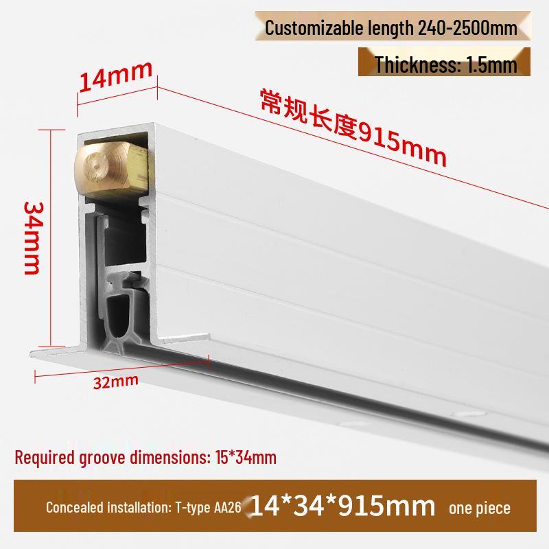 Automatic Lifting Soundproof Door Bottom Sealing Strip: Silent, Dustproof, Windproof Solution for Wooden Hotel Bedroom Doors