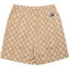 New MLB Base Logo Casual Shorts Unisex Khaki 3ASPM0123-50BGD