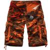Summer Men's Loose Plus Size Casual Camo Short Pants Cargo Shorts
