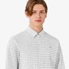 [lacoste] Men's Check Seersucker Shirt CH507E-56G70V