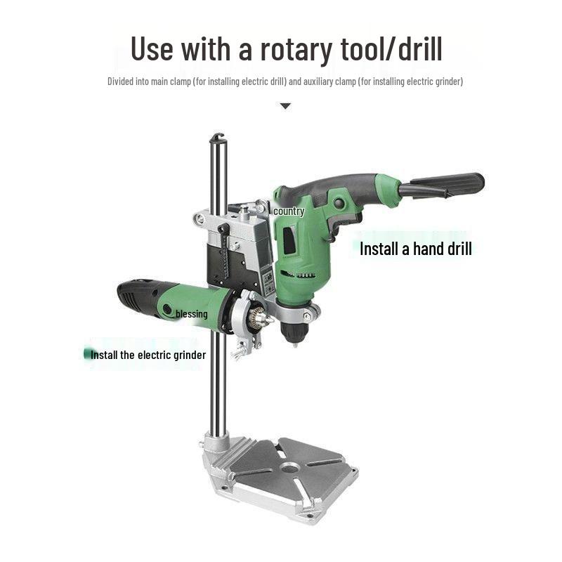 Multifunctional Electric Drill Stand: Converts Hand Drill To Micro Bench Drill for Precise Small Drilling Tasks