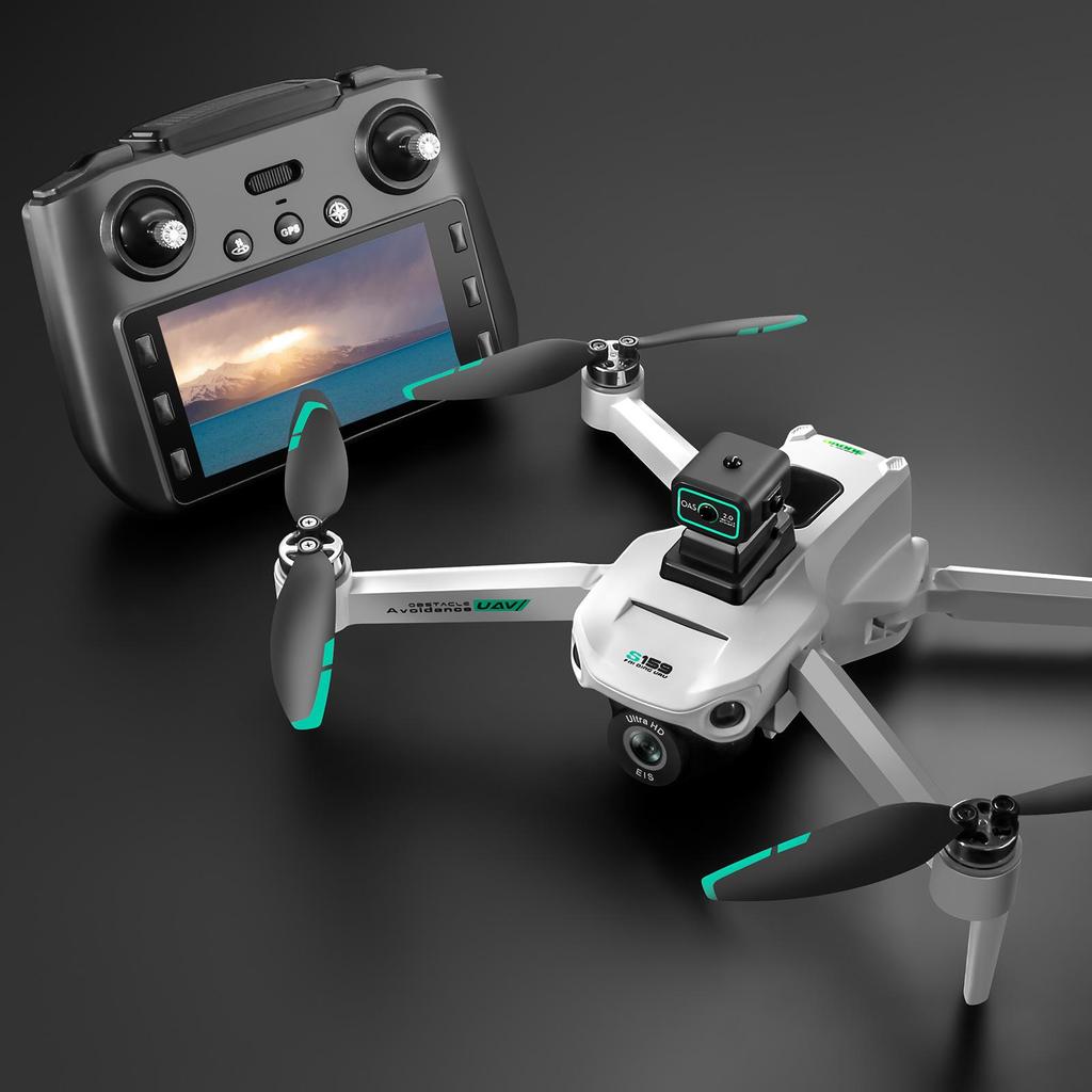 S159 GPS Drone with Brushless Motors, Obstacle Avoidance, Intelligent Control, 5G Image Transmission, Aerial Photography Quadcopter.