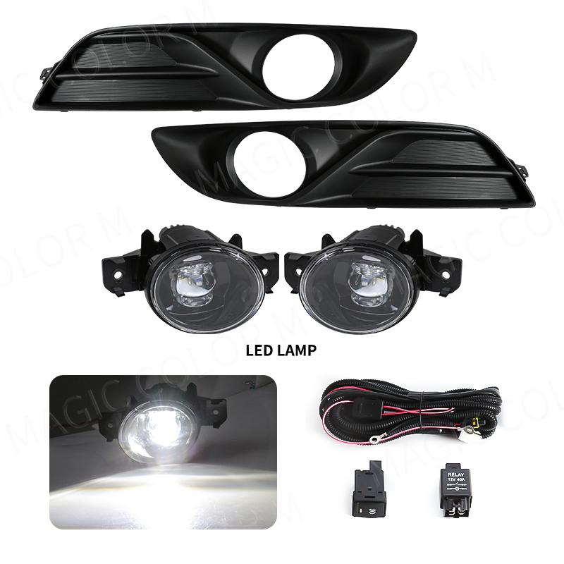 LED Tåkelys For Nissan Sylphy Sentra Bluebird 2013 2014 2015 Kjørelys Støtfanger Foran Kjøre Biltilbehør 12V
