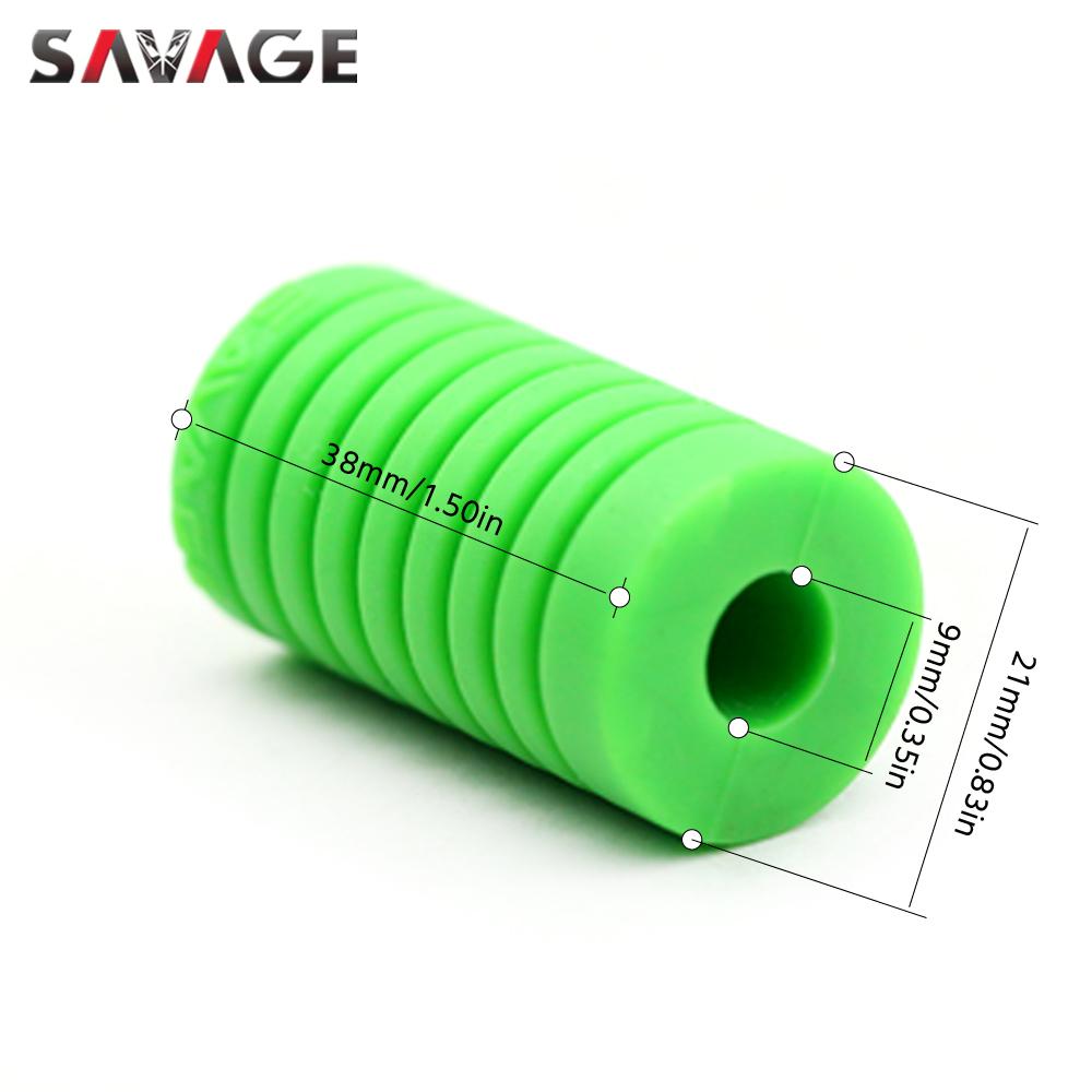 Universal Gear Shift Lever Foot Pad Pedal Toe Peg Cover For YAMAHA For HONDA For KAWASAKI Motorcycle Accessories Silica