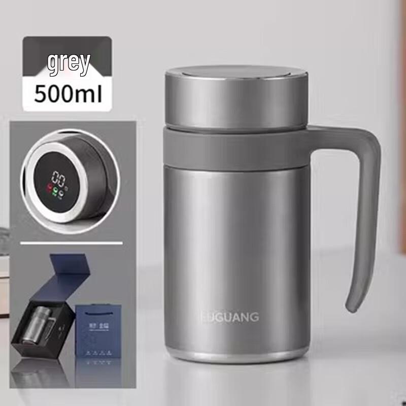 FUGUANG Smart Insulated Tea Mug with Temperature Display